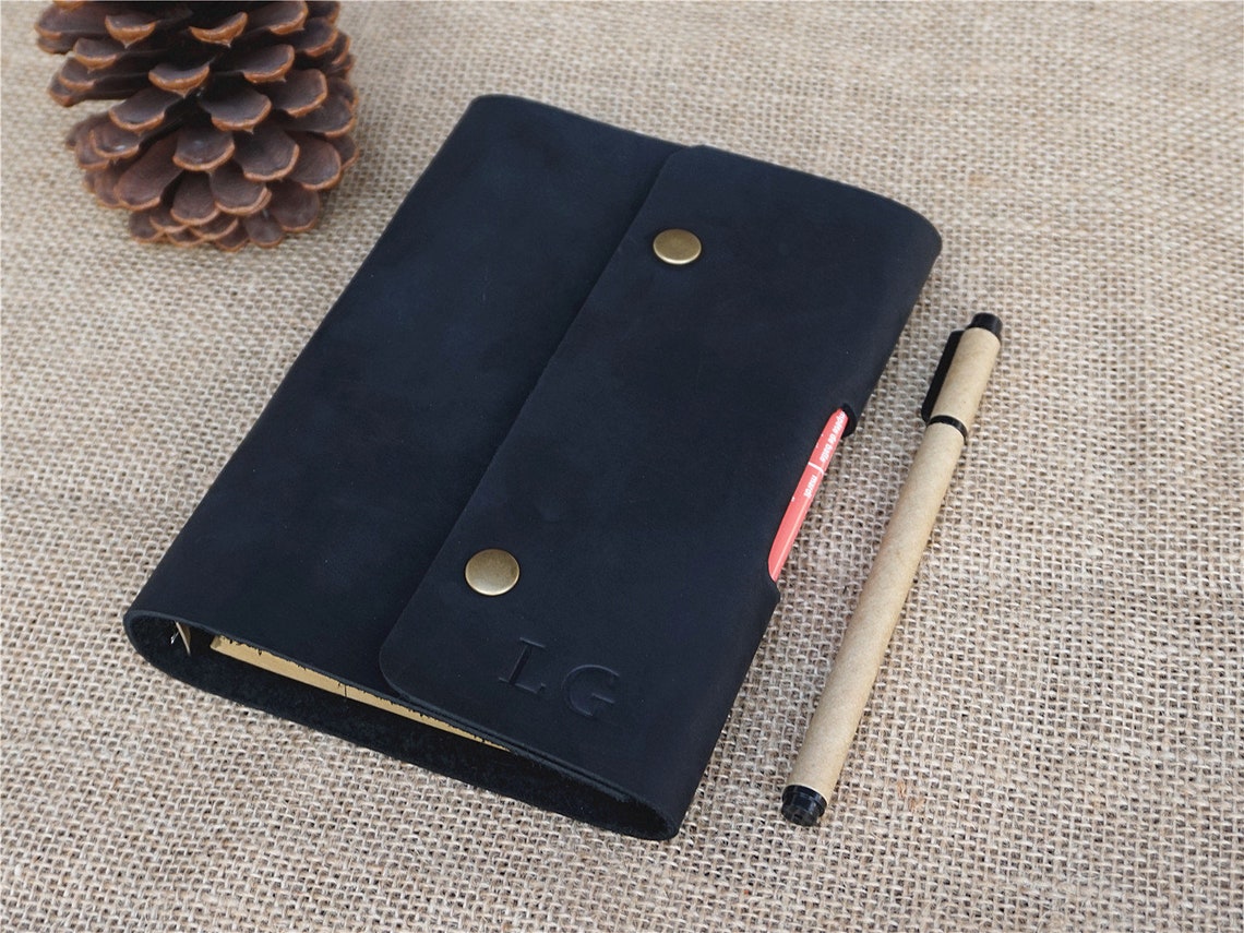 Handmade Planner Binder Leather Binder Planner Personalized Etsy