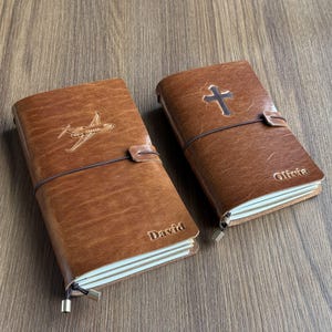 Travel journal notebook, Personlaized genuine leather adventure Journal, Refillable Journal, Personalized Gift, Father&#39;s Day Gift, Mems Gift