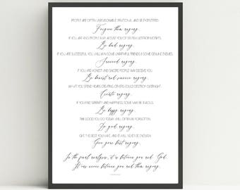 Influential image within do it anyway poem printable Juicy image within do it anyway poem printable
