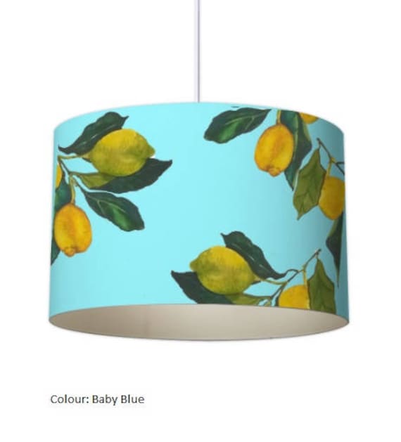 Mediterranean Designer lampshade lemon Lemon lamp shade | Etsy