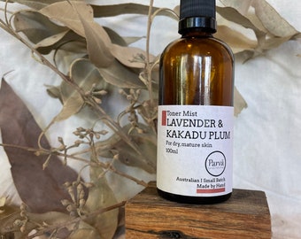 LAVENDER & KAKADU PLUM Toner Face Mist 50ml for dry or mature skin