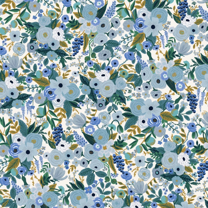 Rifle Paper Co. Garden Party Petite Blue Etsy