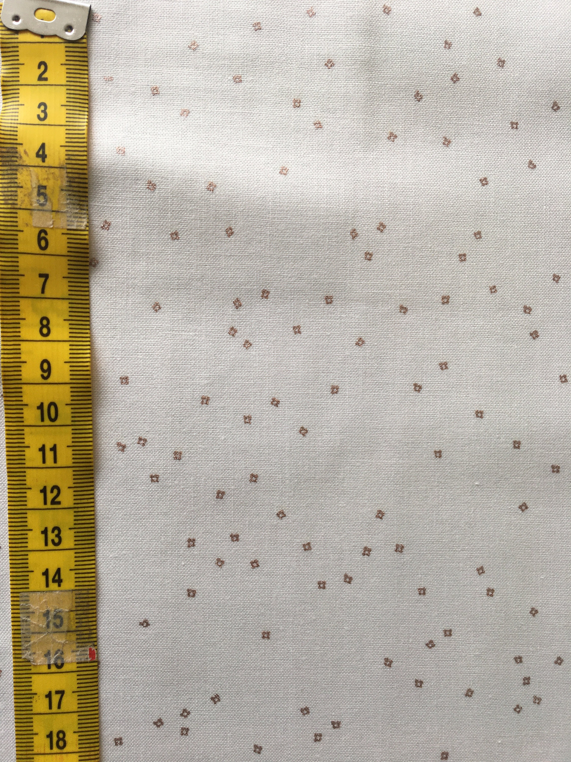 Riley Blake Blüte auf Weiß Roségold Glitzer | Etsy