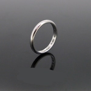 Cartier Platinum Wedding Ring