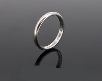 Cartier Platinum Wedding Ring