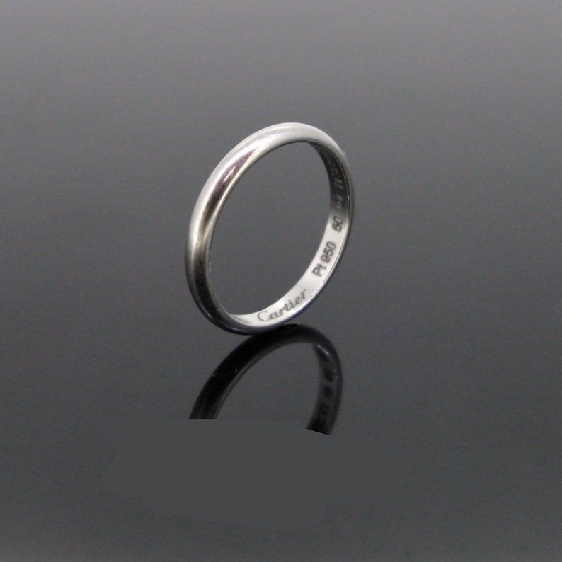 Cartier Platinum Wedding Ring image 1
