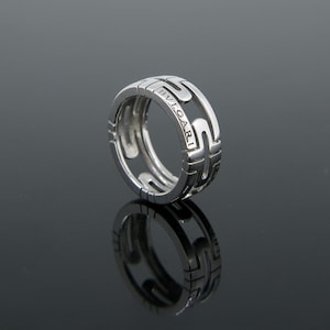 Bulgari Parentesi Ring, 18kt White Gold