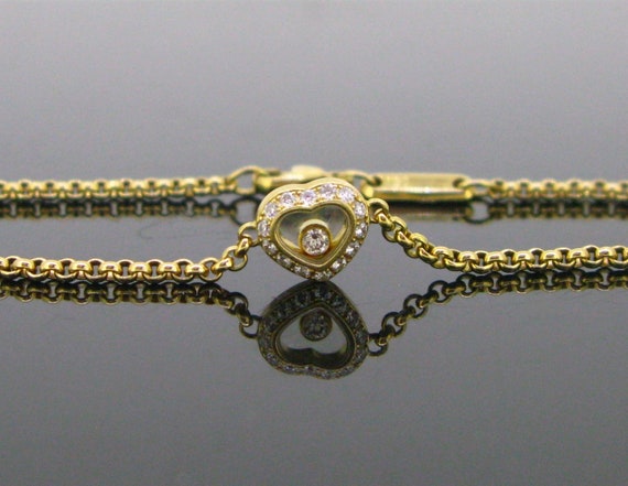 Bracciale cuore vintage Happy Diamonds oro 18kt CHOPARD Etsy