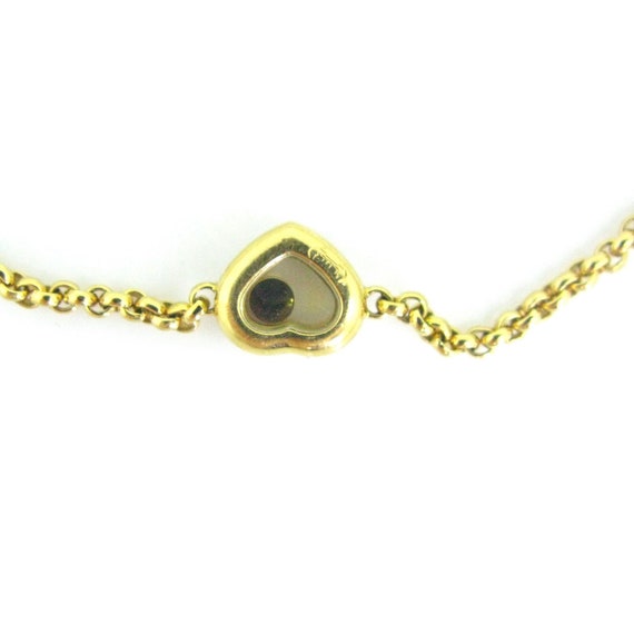 Vintage Happy Diamonds Heart Bracelet, 18kt gold,… - image 5