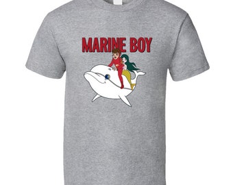 Marine Boy Retro Vintage 60's Throwback Japanese Anime Cartoon T Shirt