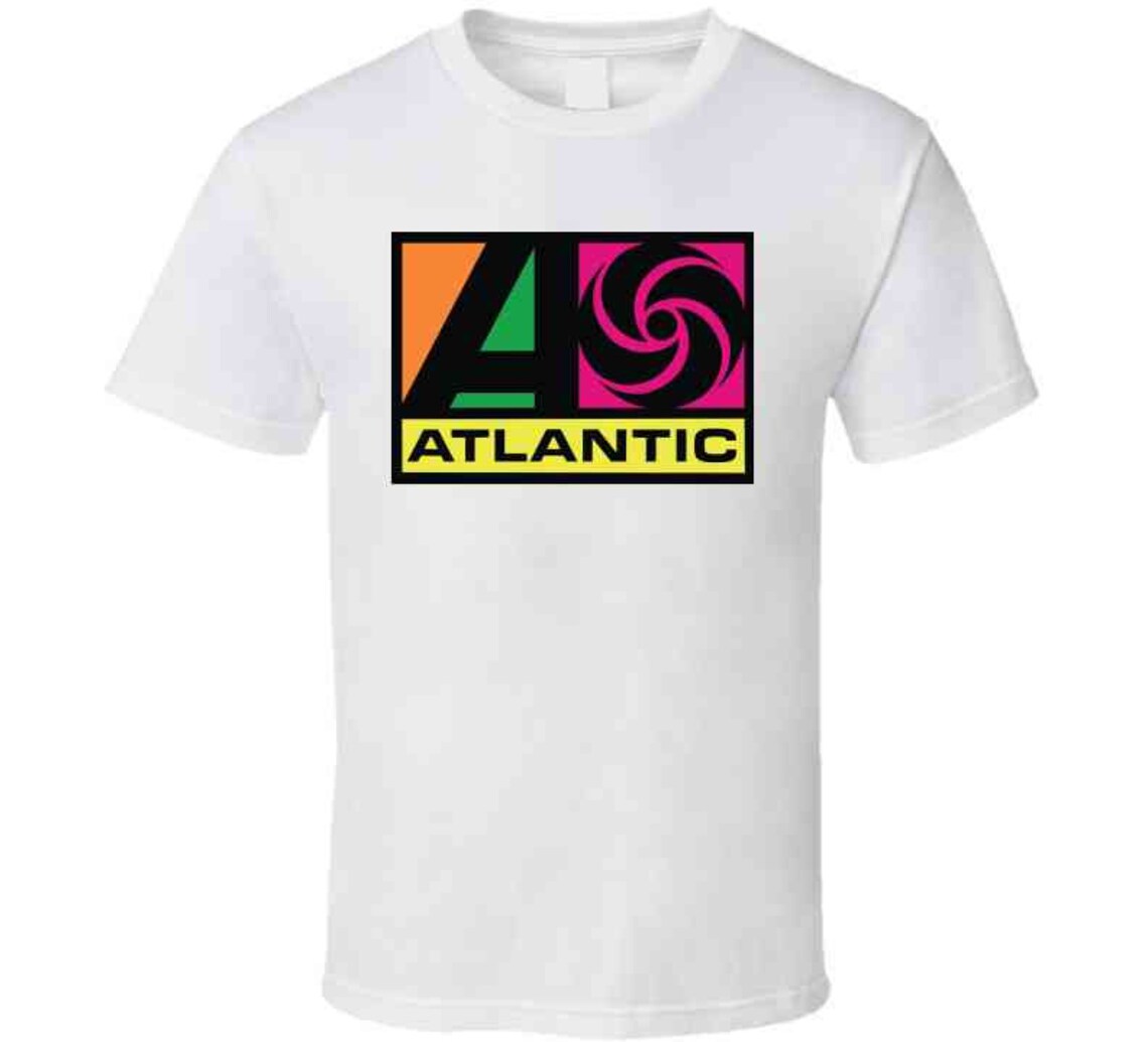 Atlantic Records Record Label Music Studios Musician Band Logo Etsy UK