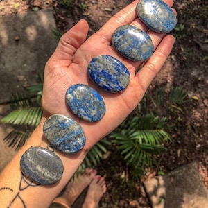 Lapis lazuli palm stone, Lapis lazuli worry stone, Palm stone, Worry stone, Lapis lazuli, Worry stone, Worry stones, Palm stones