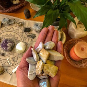 Blue chalcedony, Tumbled blue chalcedony, Tumbled stone, Tumbled stones