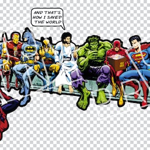 And That&#39;s How I Saved The World - For Cricut - t shirt design - Superheroes shirt - Jesus and Superheroes / PNG file for printing