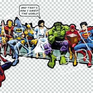 And That's How I Saved The World - For Cricut - t shirt design - Superheroes shirt - Jesus and Superheroes / PNG file for printing