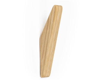 Ganci appendiabiti naturali GATIS, picchetti decorativi montati a parete, appendiabiti moderno, appendiabiti in legno, portaoggetti da parete in legno di quercia, appendiabiti fai da te