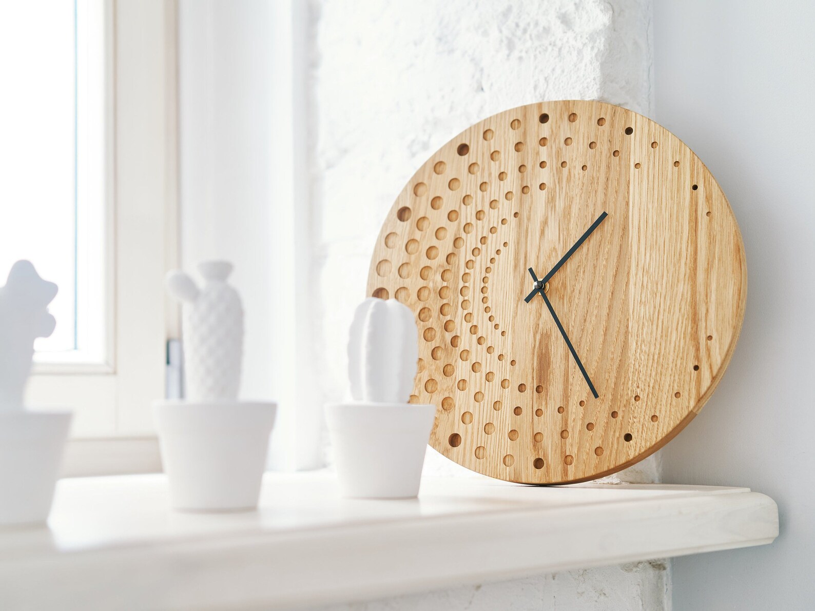 Wall Clock ILMARS Wooden Clock Wood Clock Wall Hanging Etsy