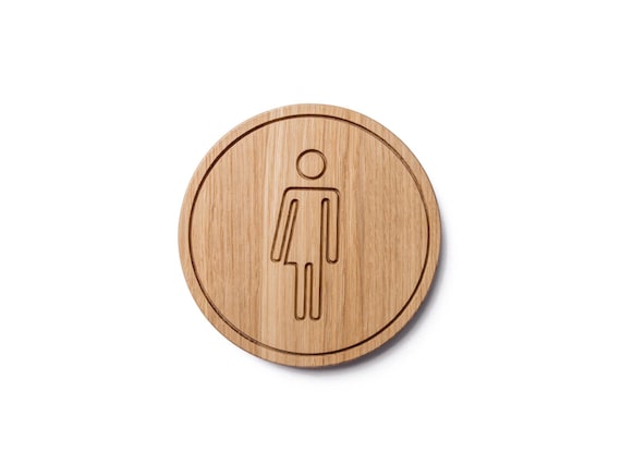 Gender Neutral Restroom Sign Bathroom Accessories Toilet | Etsy