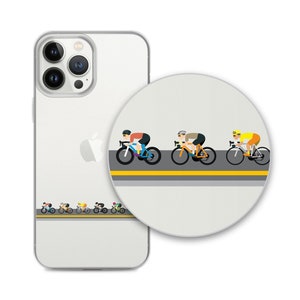 Cyclist Gift Phone Case iPhone Cyclist drafting chainganging (free shipping) // Road Cycling