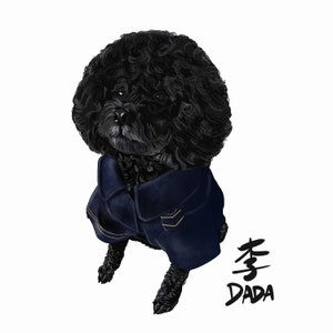 Custom Pet Illustration// caricature drawing // digital jpg