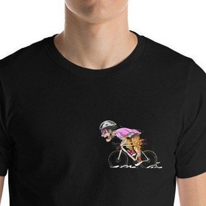 Free shipping -Cycling Short-Sleeve Unisex T-Shirt  | Cyclist | Bicycle | Print Tee | Bike | Men | Women| Xmas gift