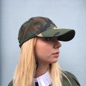 Camo Baseball Cap 100% Baumwolle camouflage cap, Einheitsgröße unisex