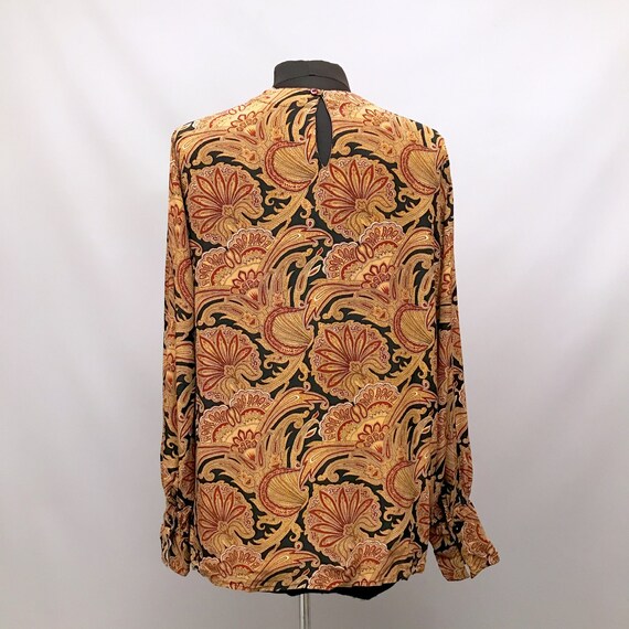 Vintage Aquascutum silk paisley blouse - image 5