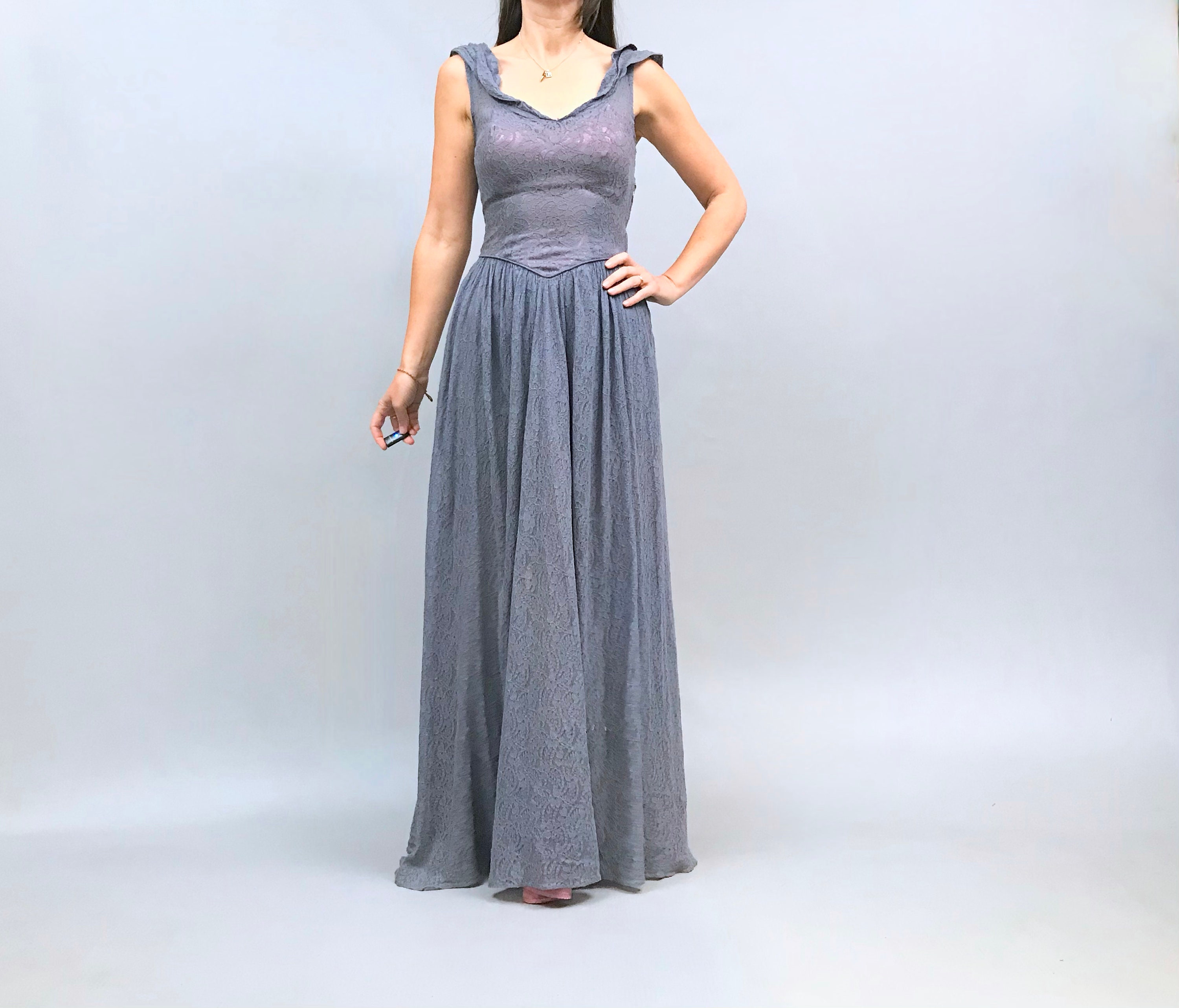 blue dress for baby girl Pippa Velvet Ready to Ship Bridesmaid Dress main image 1