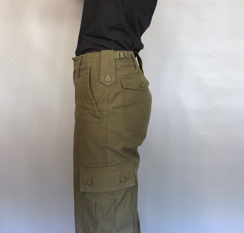 High Waisted 90s Cargo Pants Trousers Brand New Army Surplus - Etsy