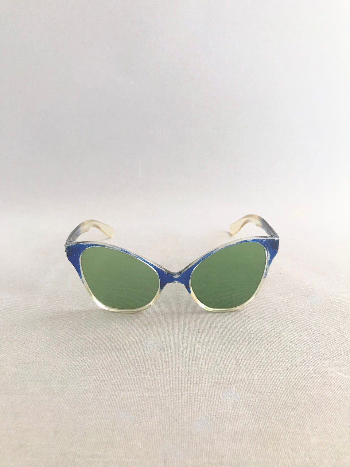 Original 1950s Cat Eye Sunglasses With Plastic Case - Etsy UK