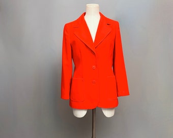 1970s Bright red Blazer jacket Made by Alexon