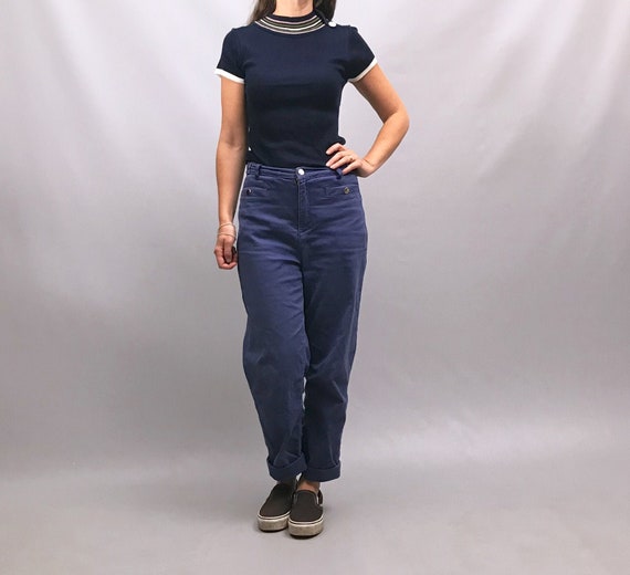 1980s does 50s style knitted Sailor t shirt