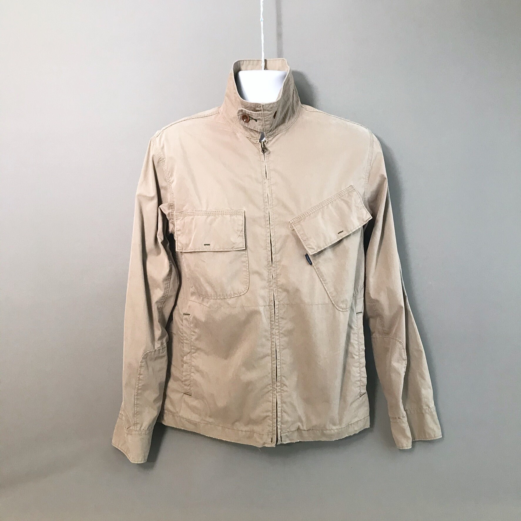 Image of 1990S Paul Smith Light Weight Jacket. Multi Pockets. Label Jeans