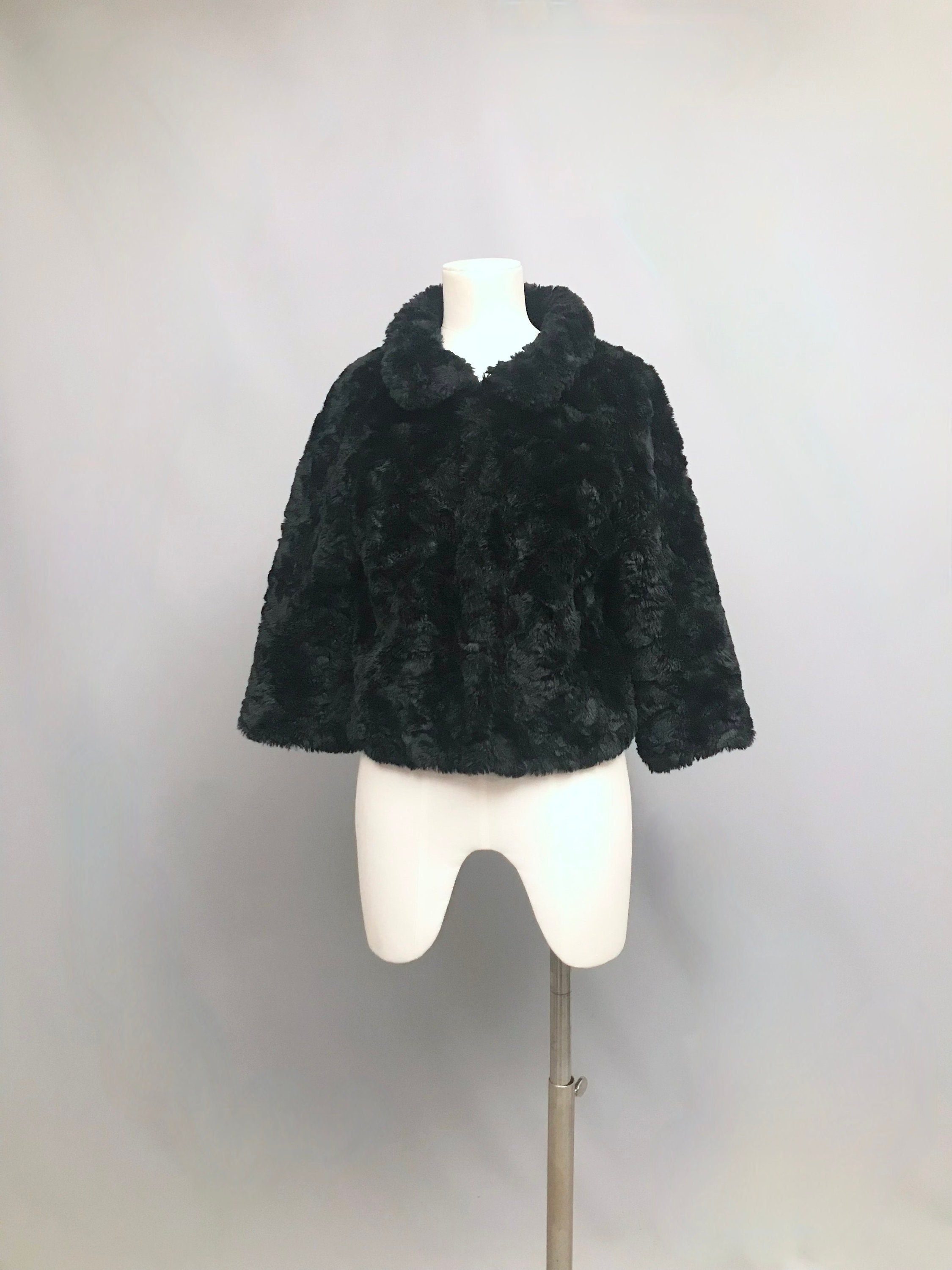 CROPPED FAUX FUR OCCASION JACKET main image 0