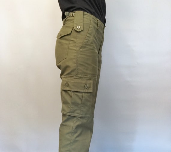 90s combat trousers with tassels