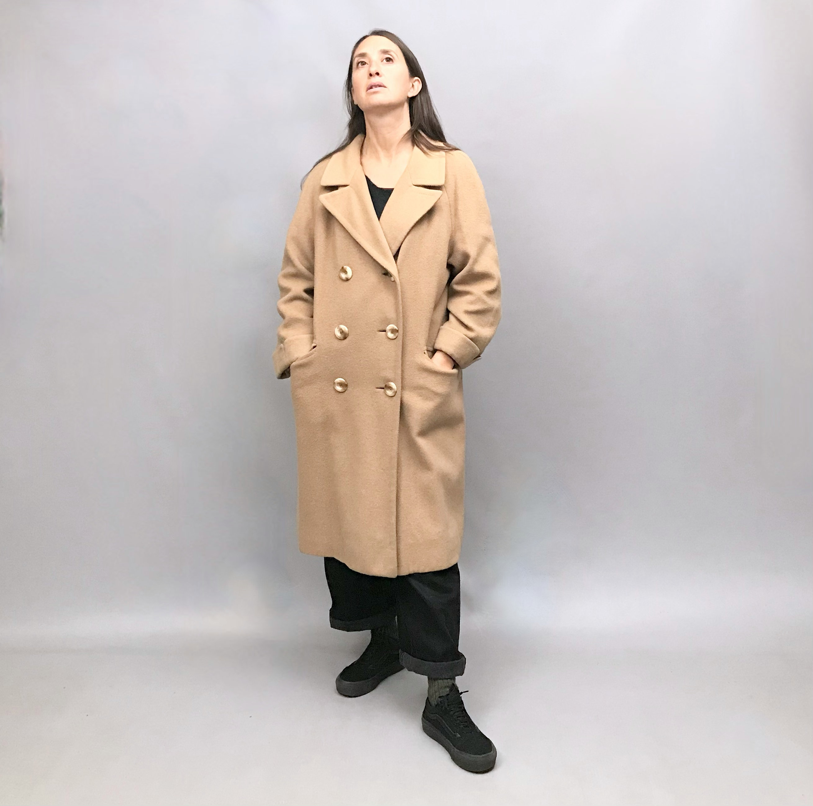 Camel coat burberrys Etsy Nederland