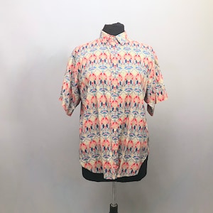 Handmade Blouse with Liberty print Lanthe Art Nouveau Tana Lawn fabric