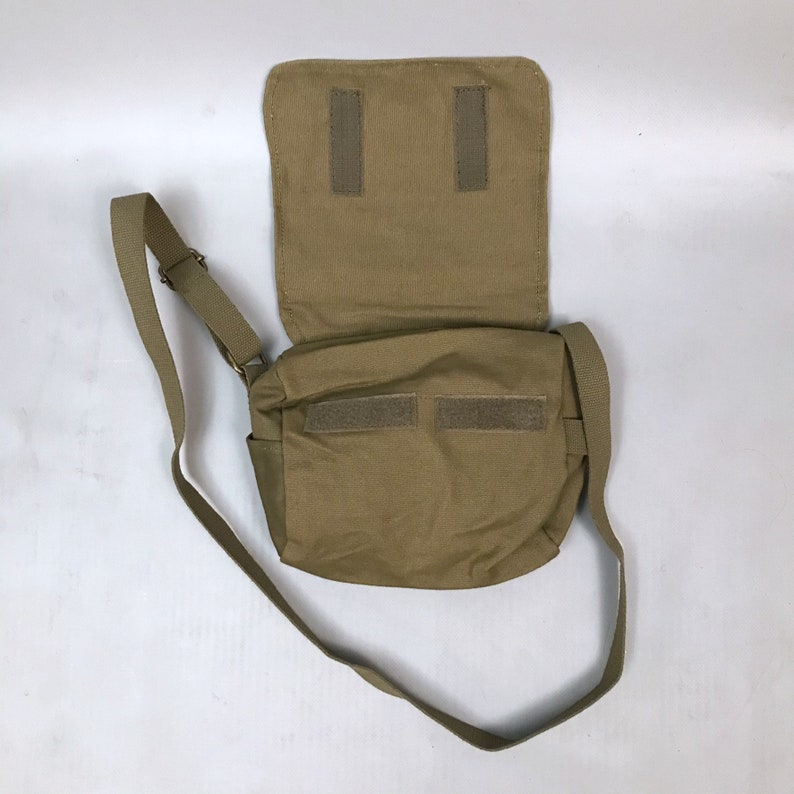 Khaki / olive green Cotton canvas cross body bag ideal for Etsy