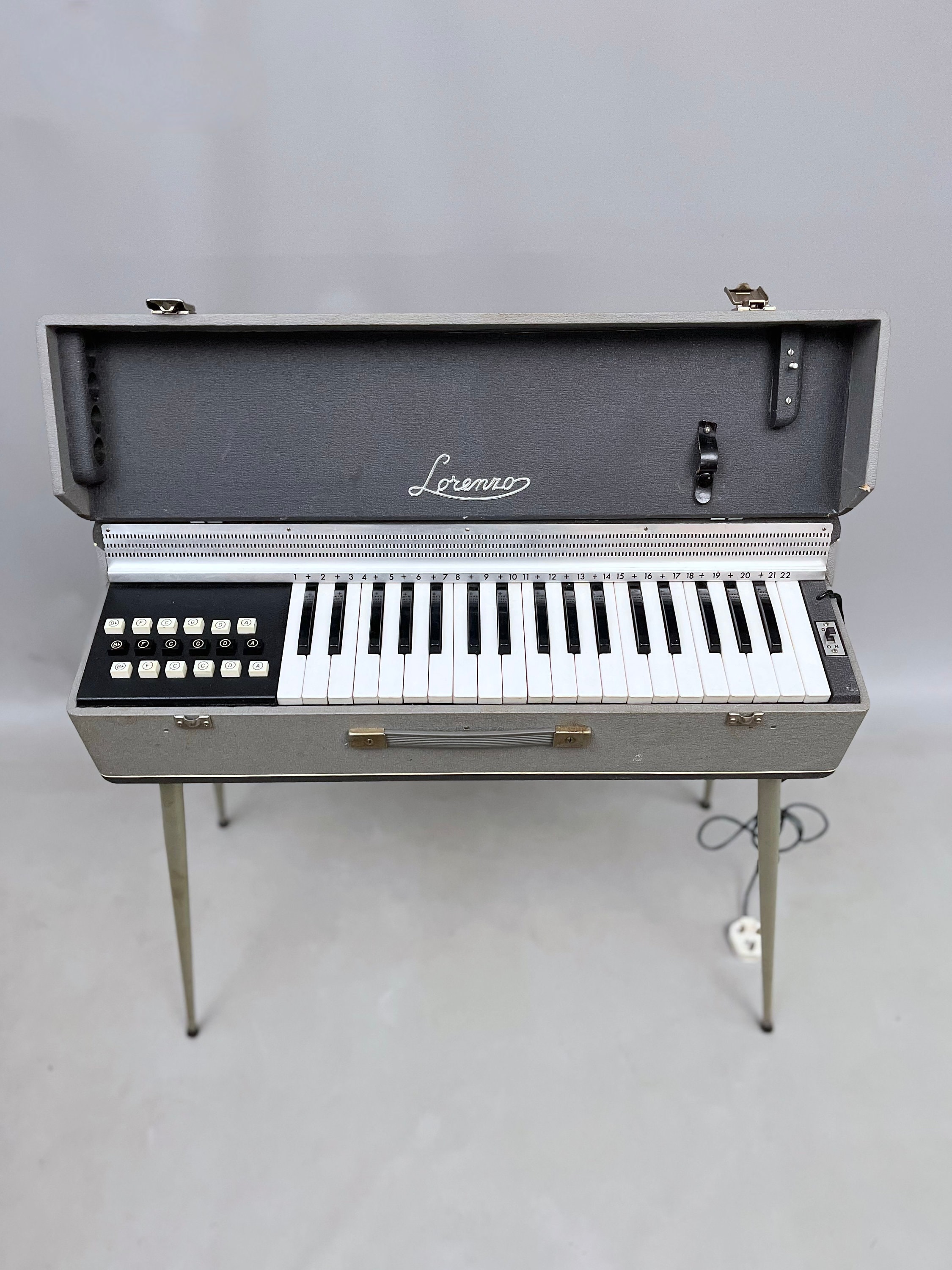 1960s Lorenzo Chord Organ Mini Piano Keyboard Etsy UK