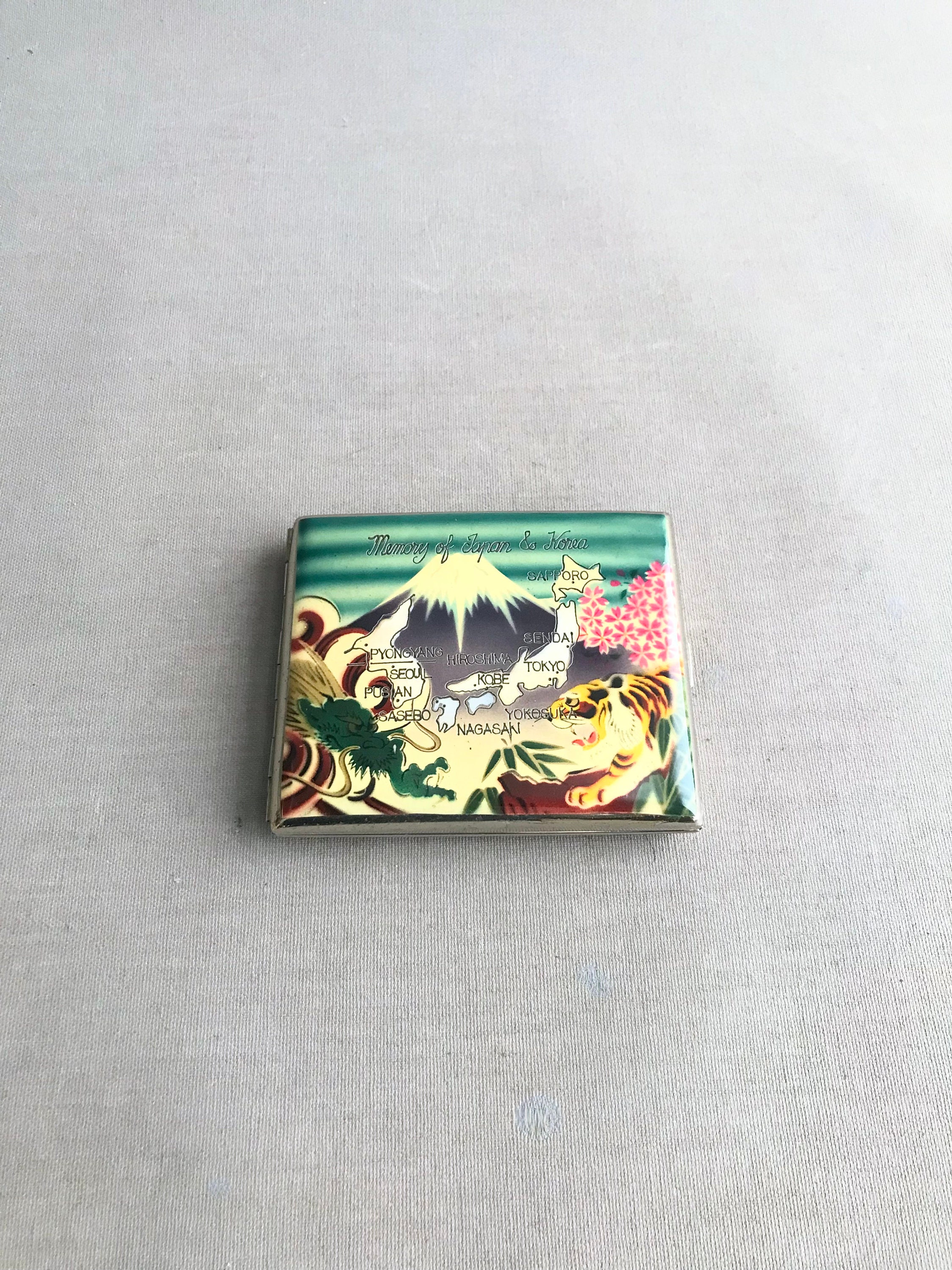 Beautiful 'memory of Japan and Korea' Design Enamelled Etsy
