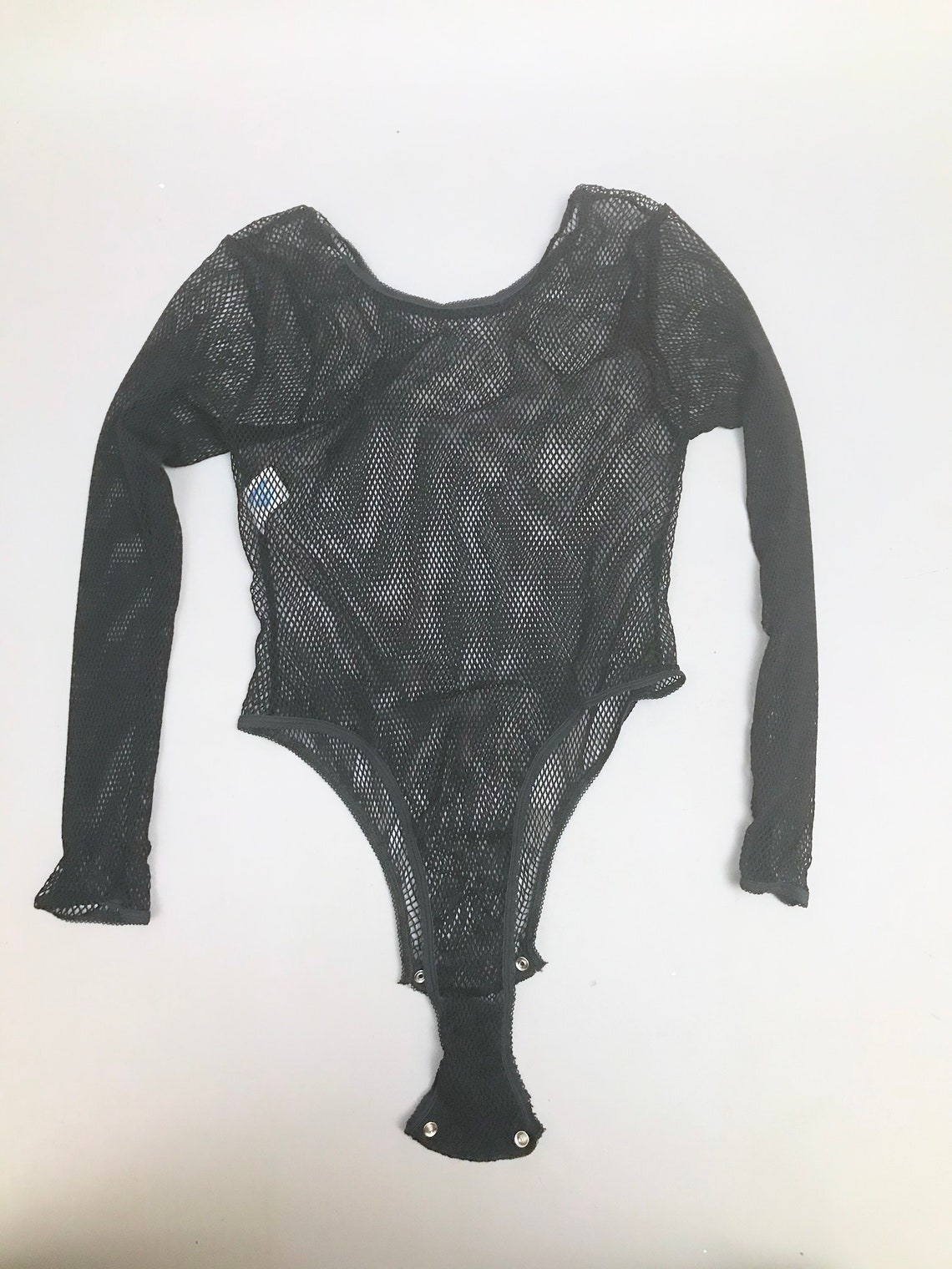 1980s Black Fishnet Bodysuit/ Bodice /leotard /top/ Brand New | Etsy
