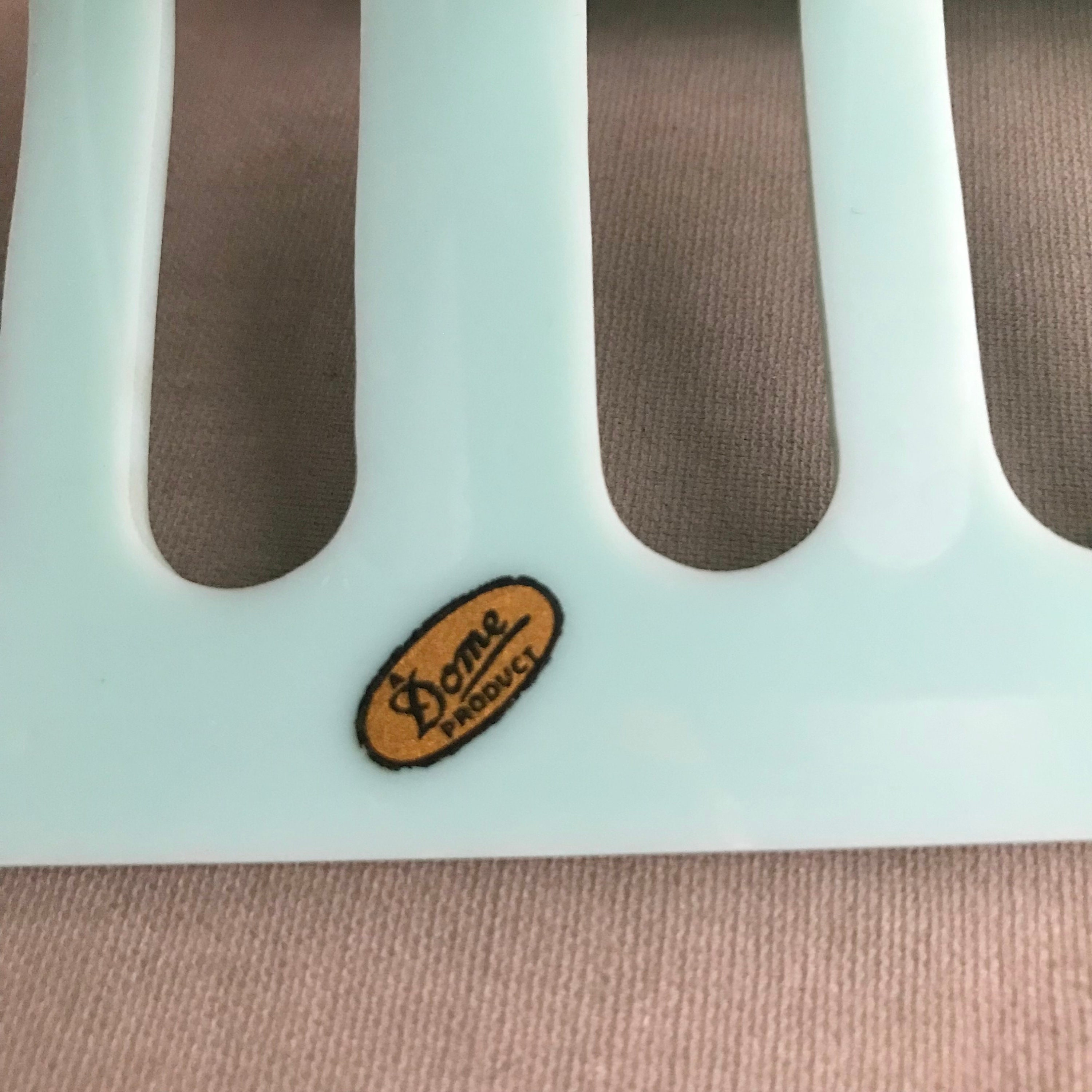 1950s Early Plastic Duck Egg Blue Toast Rack and Butter Dish Made by ...