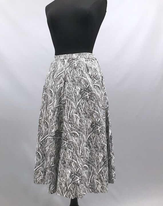 1970s high waisted cotton skirt with pockets - image 4