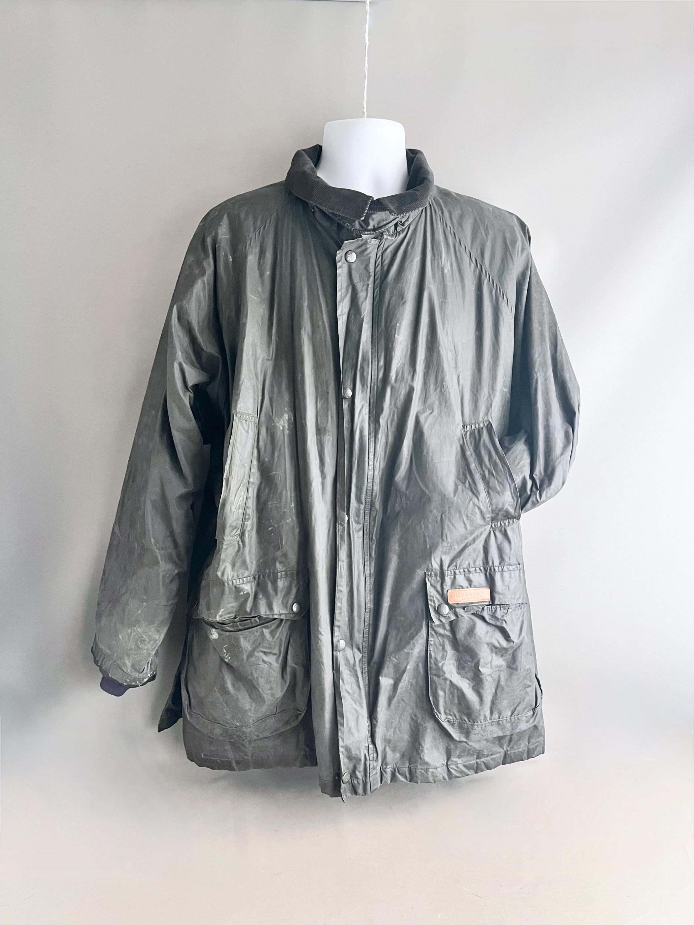 1990s Vintage Wax Hunting Jacket by Burberry