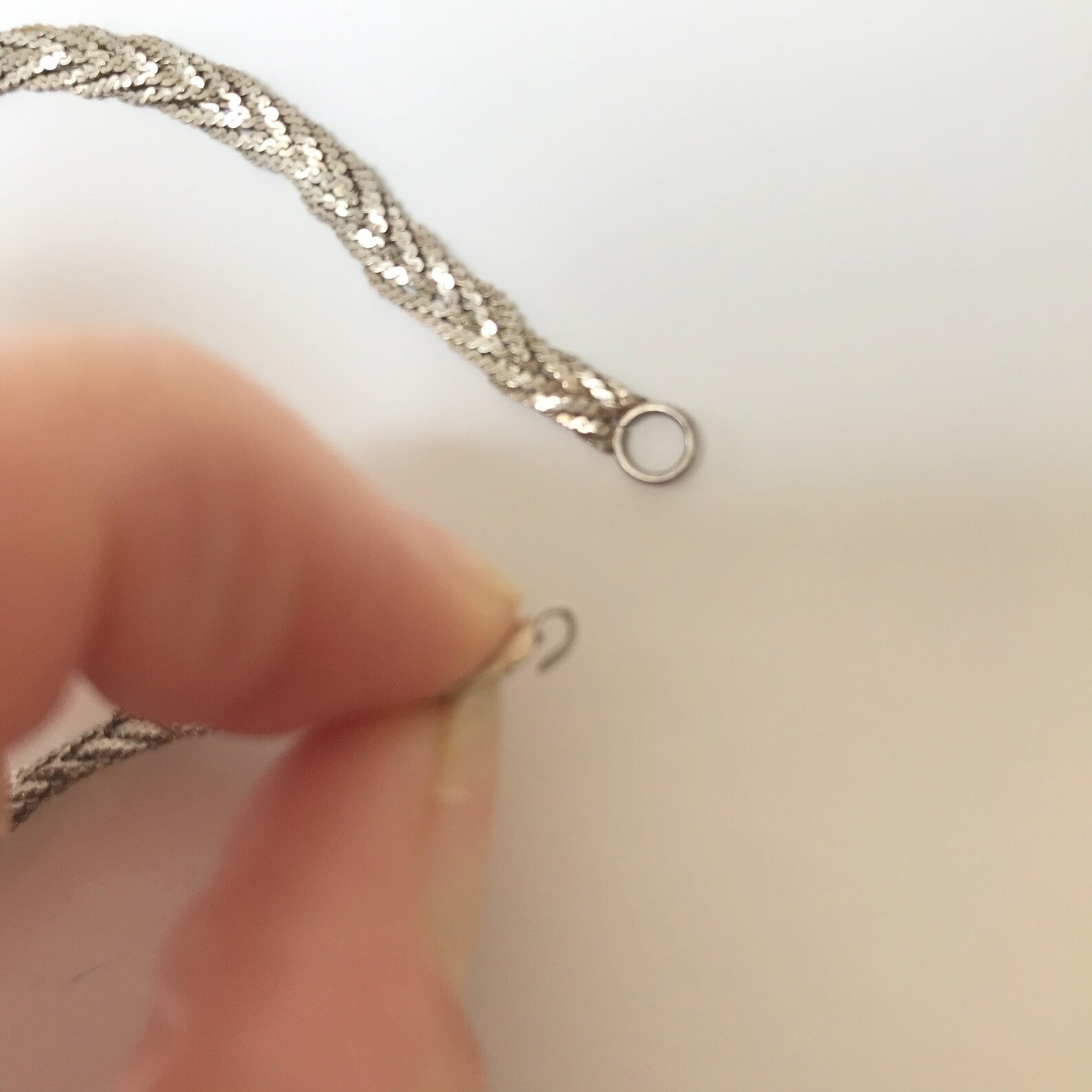 Vintage woven Silver Bracelet marked BREV 925 Italy | Etsy