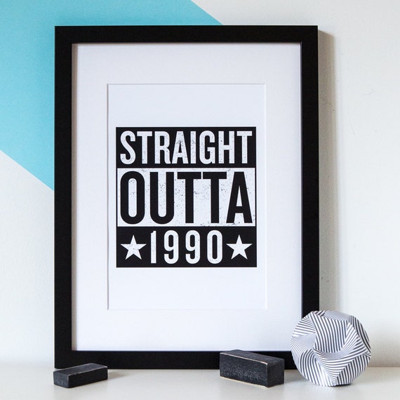 A4 A3 A2 A1 A0| Straight Outta Compton Music Poster Print T1225