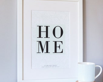 Personalised New Home Print