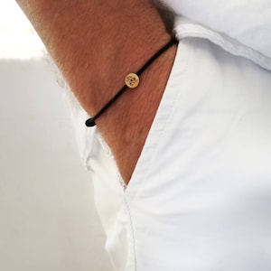 Pulsera grabada para hombre personalizada Pulsera de cuerda de navegación impermeable Pulsera de cuerda personalizada imagen 6