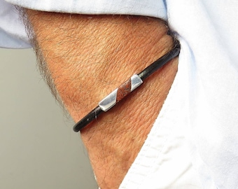 Armband Männer personalisiert mit Jasper Benutzerdefinierte Armband für Männer Geschenk für ihn Vatertag personalisierte Geschenke