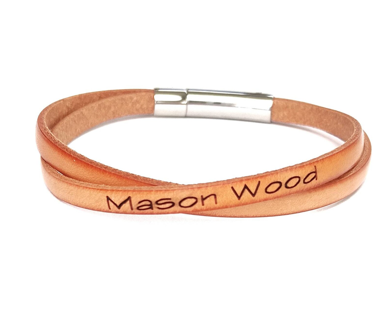 Custom Engraved Bracelet for Men Leather Bracelet for Dad Gift Etsy